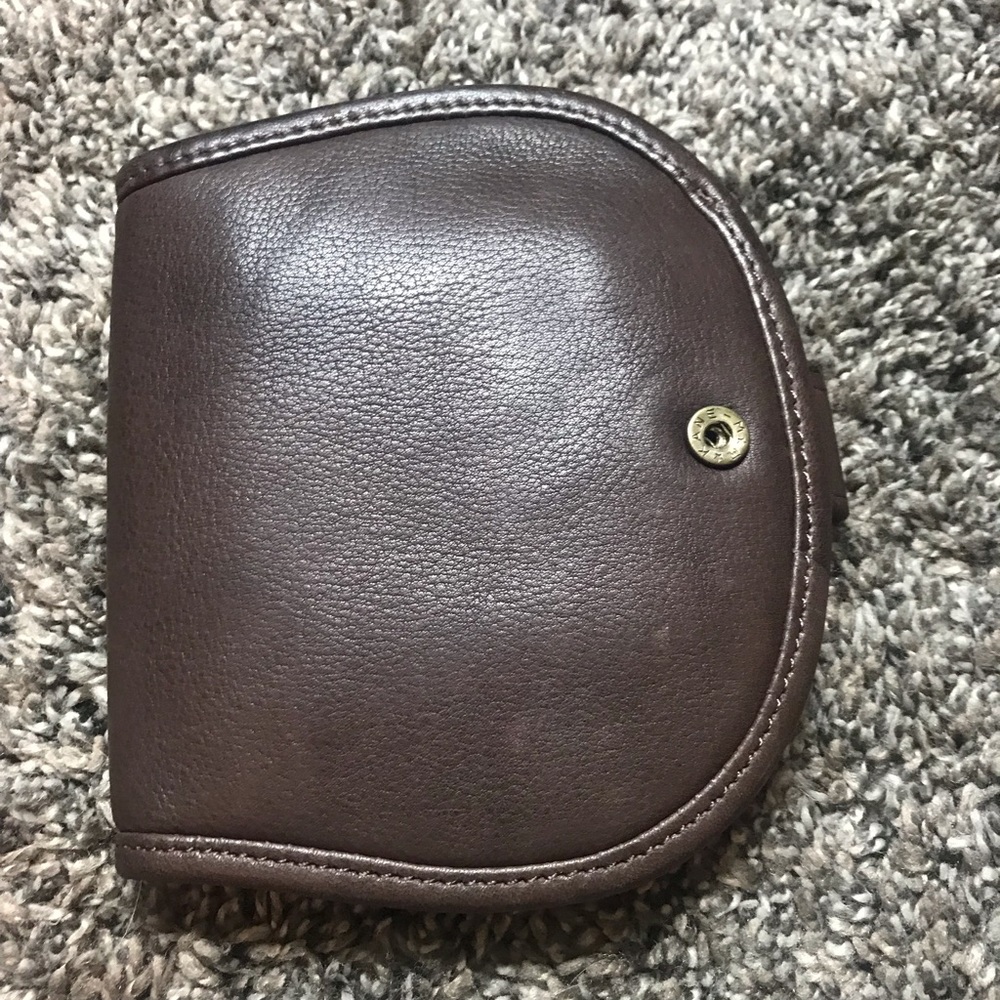 Brown leather wallet
